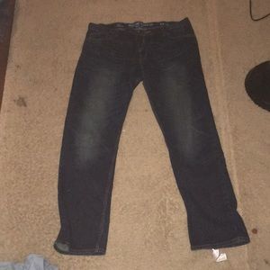 Mossimo dark straight fit wash jeans